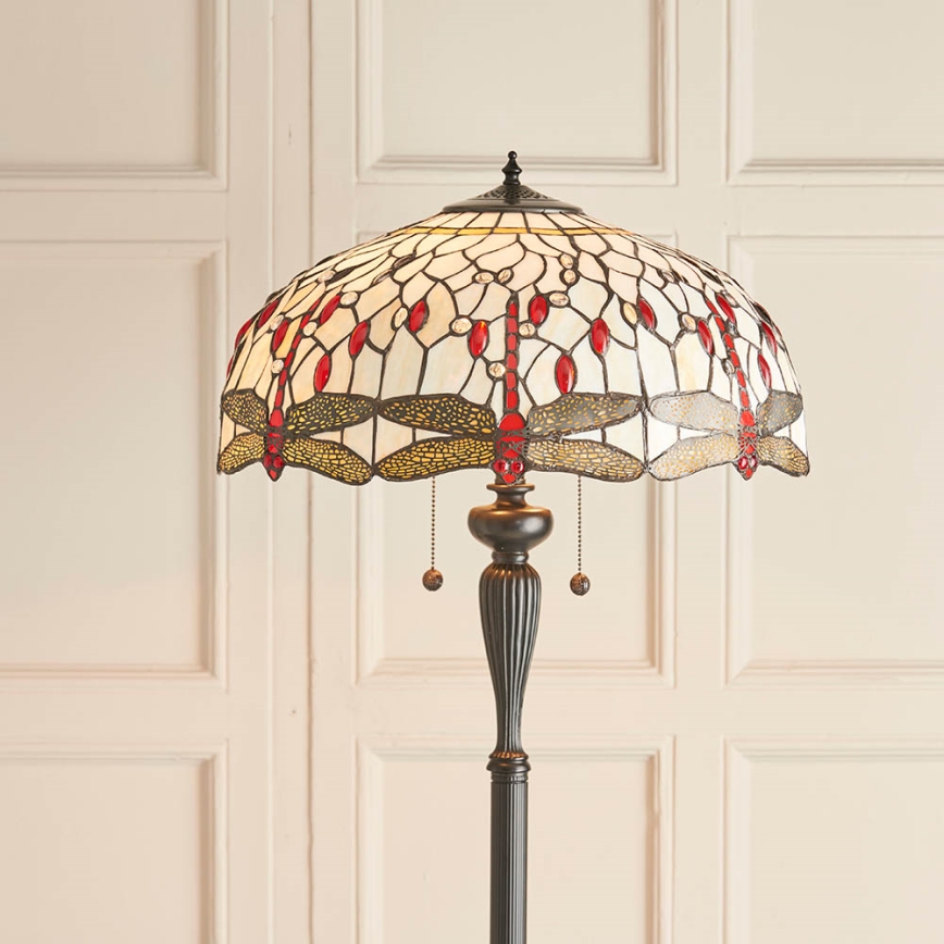 Endon 70940 - Stojací lampa DRAGONFLY 2xE27/60W/230V pr. 50 cm