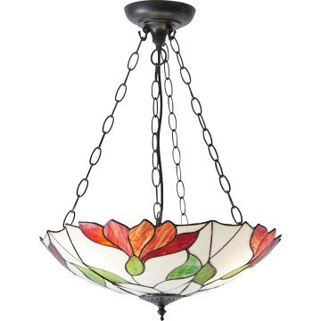 Endon 70946 - Lustr na řetězu BOTANICA 3xE27/60W/230V pr. 45 cm
