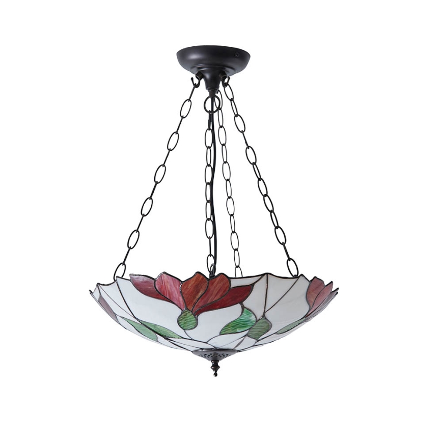 Endon 70946 - Lustr na řetězu BOTANICA 3xE27/60W/230V pr. 45 cm