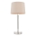 Endon 72175 - Stolní lampa s USB portem SYON 1xE14/40W/230V lesklý chrom/béžová