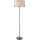 Endon 72634 - Stojací lampa HAYFIELD 1xE27/40W/230V hnědá/šedá