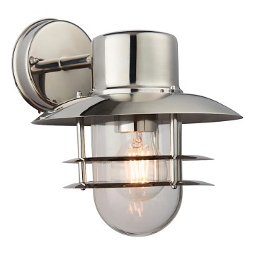 Endon 74703 - Venkovní nástěnné svítidlo JENSON 1xE27/40W/230V IP44 lesklý chrom