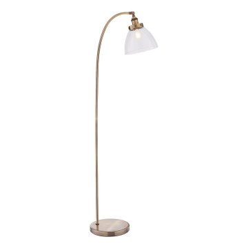 Endon 77860 - Stojací lampa HANSEN 1xE27/40W/230V mosaz
