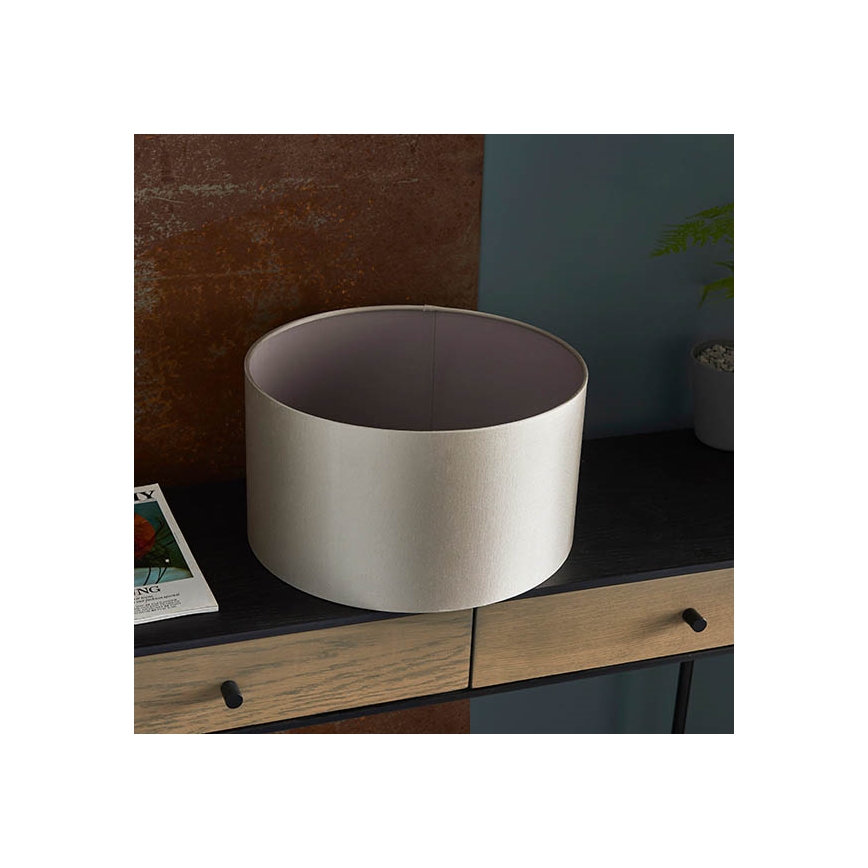 Endon 90024 - Náhradní stínidlo ke stolní lampě E27 pr. 38 cm šedá