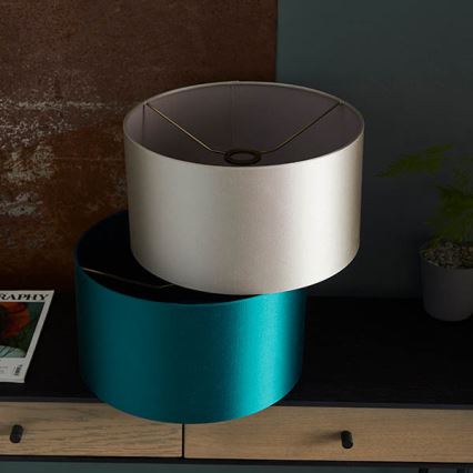 Endon 90024 - Náhradní stínidlo ke stolní lampě E27 pr. 38 cm šedá