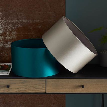 Endon 90024 - Náhradní stínidlo ke stolní lampě E27 pr. 38 cm šedá