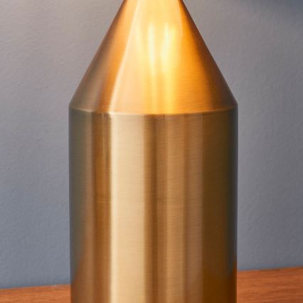 Endon 90522 - Stolní lampa NOVA 1xE27/60W/230V mosaz