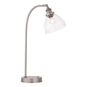 Endon 91740 - Stolní lampa HANSEN 1xE14/40W/230V matný chrom