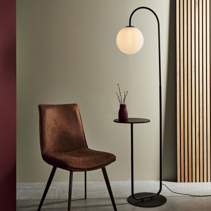 Endon 92424 - Stojací lampa HALO 1xE14/7W/230V černá