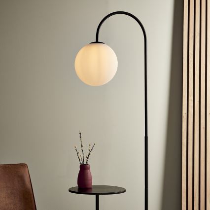 Endon 92424 - Stojací lampa HALO 1xE14/7W/230V černá