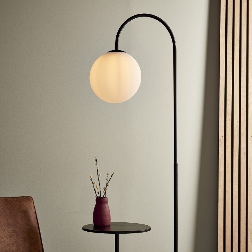 Endon 92424 - Stojací lampa HALO 1xE14/7W/230V černá