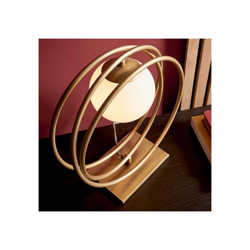 Endon 92491 - Stolní lampa EMILIO 1xG9/3W/230V zlatá