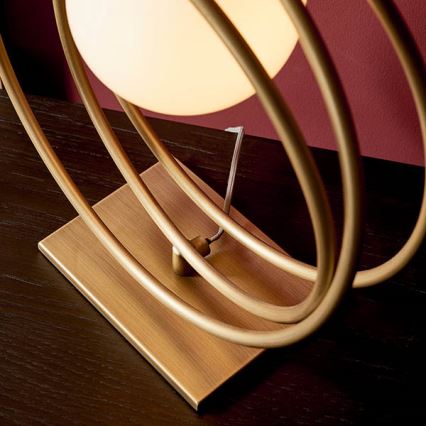 Endon 92491 - Stolní lampa EMILIO 1xG9/3W/230V zlatá