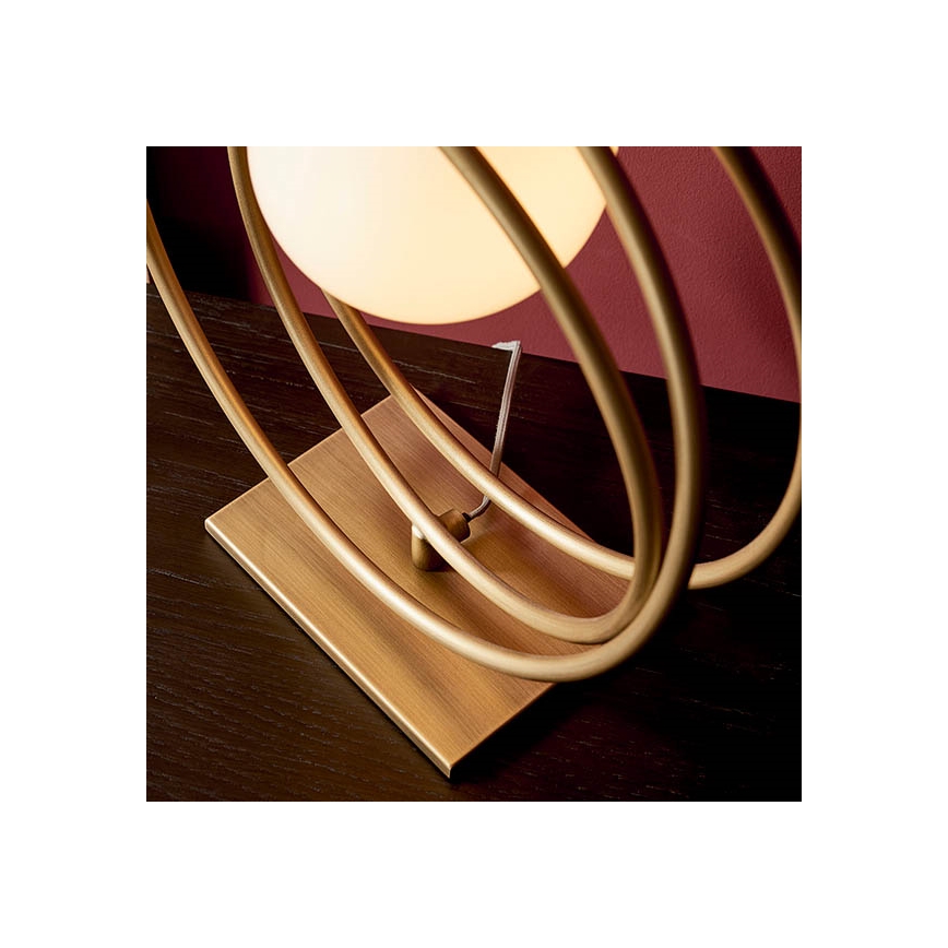 Endon 92491 - Stolní lampa EMILIO 1xG9/3W/230V zlatá