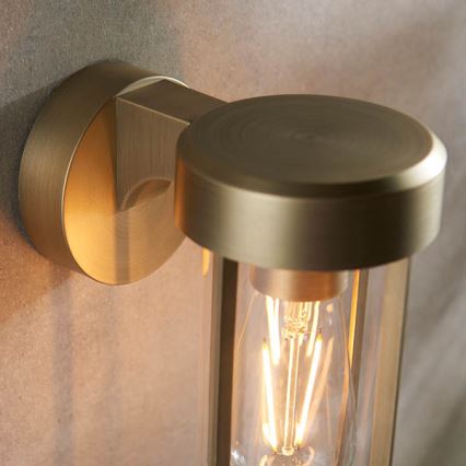 Endon 92855 - Koupelnové nástěnné svítidlo 1xE27/6W/230V IP44 mosaz