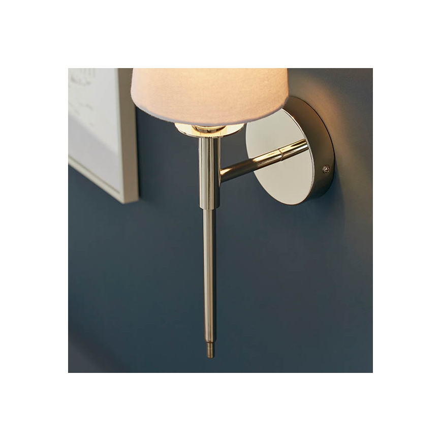 Endon 92949 - Nástěnná lampa 1xE14/6W/230V bílá/lesklý chrom