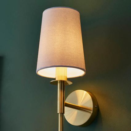 Endon 92955 - Nástěnná lampa 1xE14/6W/230V bílá/zlatá