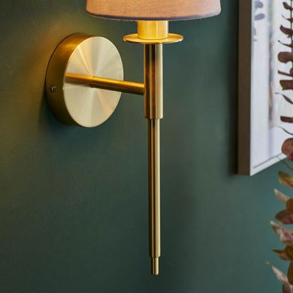 Endon 92955 - Nástěnná lampa 1xE14/6W/230V bílá/zlatá