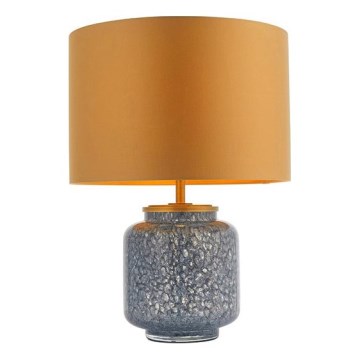 Endon 93067 - Stolní lampa ZINNIA 1xE27/10W/230V modrá/zlatá