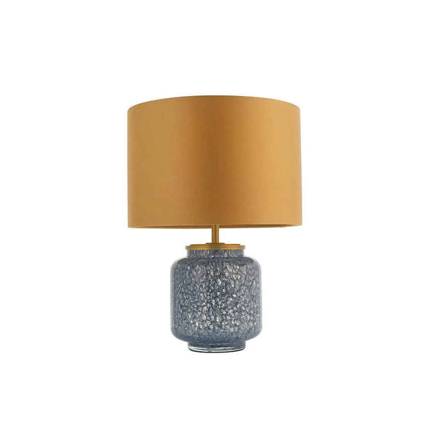 Endon 93067 - Stolní lampa ZINNIA 1xE27/10W/230V modrá/zlatá