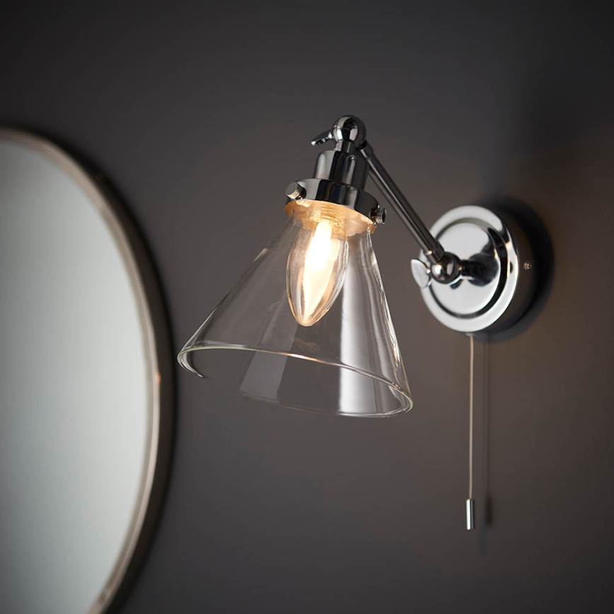 Endon 93853 - Koupelnové nástěnné bodové svítidlo FARADAY 1xG9/3W/230V IP44 lesklý chrom