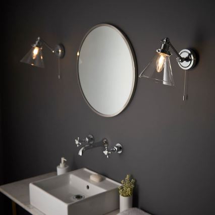 Endon 93853 - Koupelnové nástěnné bodové svítidlo FARADAY 1xG9/3W/230V IP44 lesklý chrom