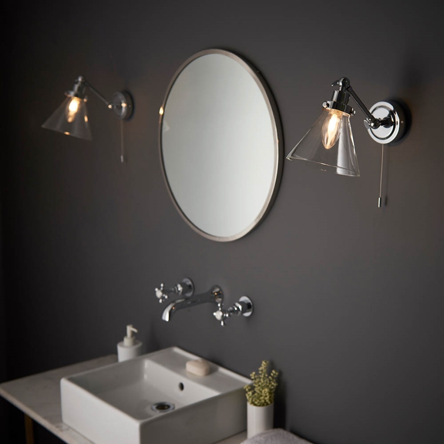 Endon 93853 - Koupelnové nástěnné bodové svítidlo FARADAY 1xG9/3W/230V IP44 lesklý chrom