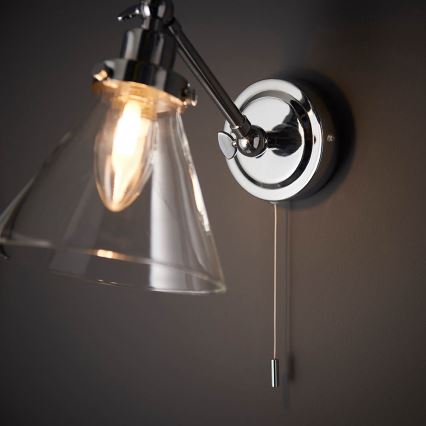 Endon 93853 - Koupelnové nástěnné bodové svítidlo FARADAY 1xG9/3W/230V IP44 lesklý chrom