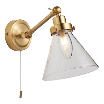Endon 93854 - Koupelnové nástěnné bodové svítidlo FARADAY 1xG9/3W/230V IP44 zlatá