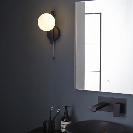 Endon 94081 - Koupelnové nástěnné svítidlo SPA 1xG9/3W/230V IP44 černá