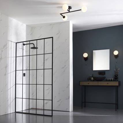 Endon 94081 - Koupelnové nástěnné svítidlo SPA 1xG9/3W/230V IP44 černá