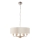 Endon 94357 - Lustr na řetězu HIGHCLERE 6xE14/40W/230V pr. 55 cm béžová/matný chrom
