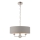 Endon 94377 - Lustr na řetězu HIGHCLERE 3xE14/40W/230V šedá/lesklý chrom pr. 45 cm