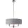 Endon 94394 - Lustr na řetězu HIGHCLERE 3xE14/40W/230V tmavě šedá/lesklý chrom