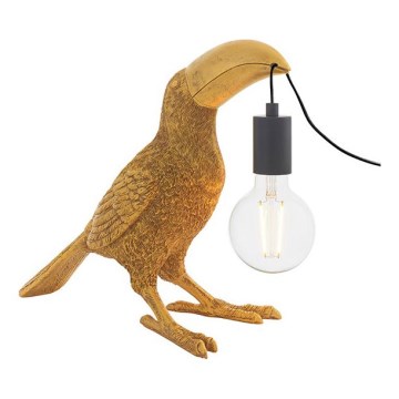 Endon 95077 - Stolní lampa TOCO TOUCAN 1xE27/10W/230V zlatá