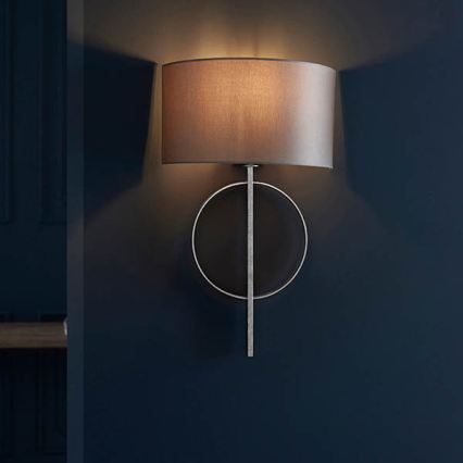 Endon 95214 - Nástěnná lampa 1xE27/10W/230V šedá