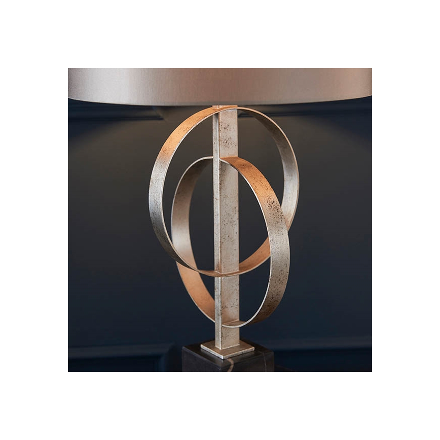 Endon 95217 - Stolní lampa 1xE27/10W/230V šedá/černá