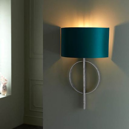 Endon 95222 - Nástěnná lampa 1xE27/10W/230V modrá/šedá