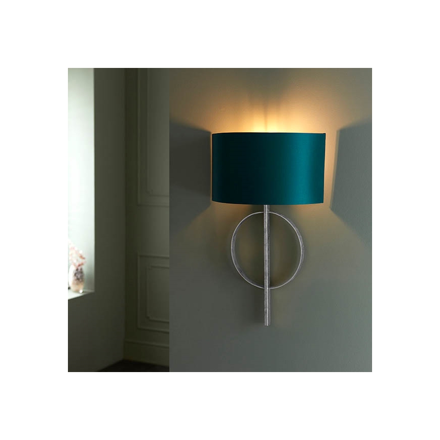 Endon 95222 - Nástěnná lampa 1xE27/10W/230V modrá/šedá