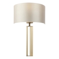 Endon 95452 - Nástěnná lampa 1xE27/10W/230V béžová/zlatá