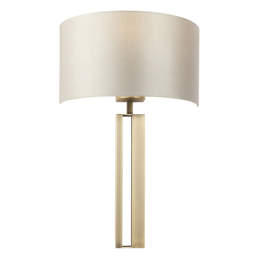 Endon 95452 - Nástěnná lampa 1xE27/10W/230V béžová/zlatá