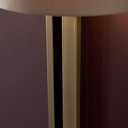Endon 95452 - Nástěnná lampa 1xE27/10W/230V béžová/zlatá