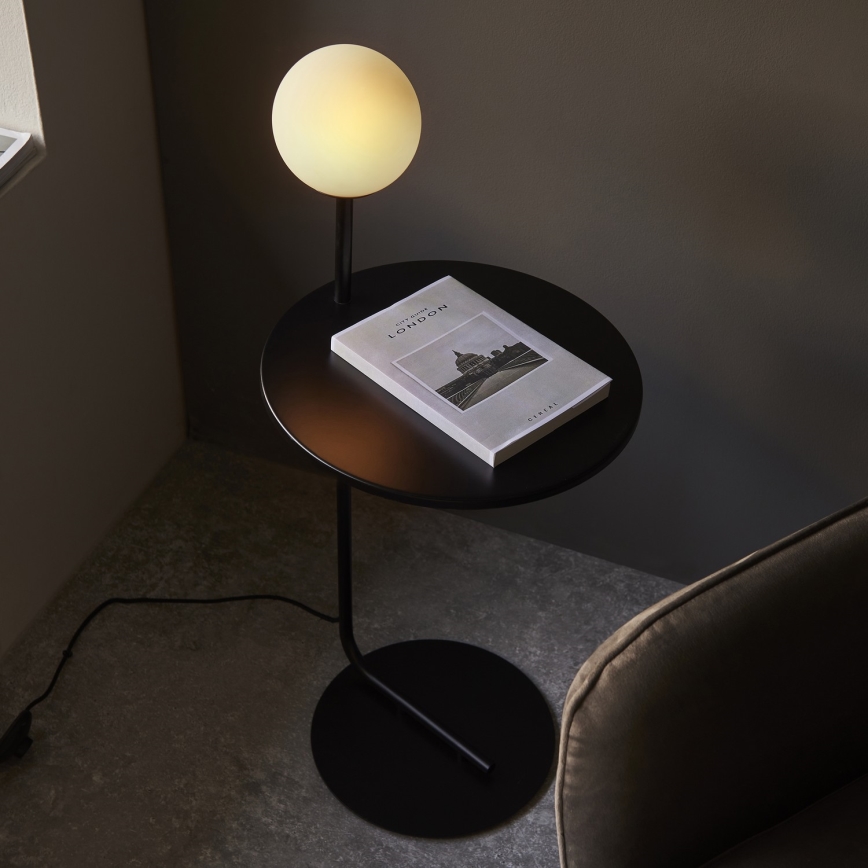 Endon 96713 - Stojací lampa HALO 1xG9/3W/230V černá