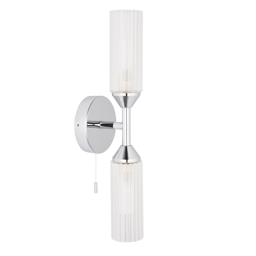 Endon 97172 - Koupelnové nástěnné svítidlo NATORI 2xG9/3W/230V IP44 lesklý chrom