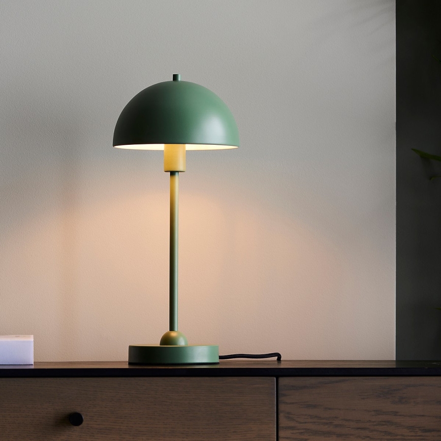 Endon 98495 - Stolní lampa SAROMA 1xE14/7W/230V zelená