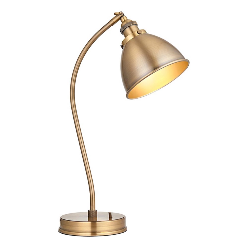 Endon 98747 - Stolní lampa FRANKLIN 1xE14/7W/230V mosaz