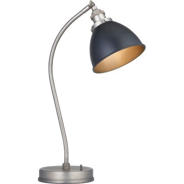 Endon 98752 - Stolní lampa FRANKLIN 1xE14/7W/230V matný chrom/antracit