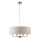Endon 99152 - Lustr na řetězu HIGHCLERE 8xE14/40W/230V šedá/matný chrom