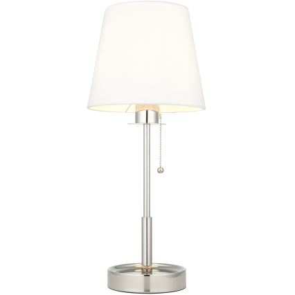 Endon 99596 - Stolní lampa 1xE27/10W/230V bílá/lesklý chrom
