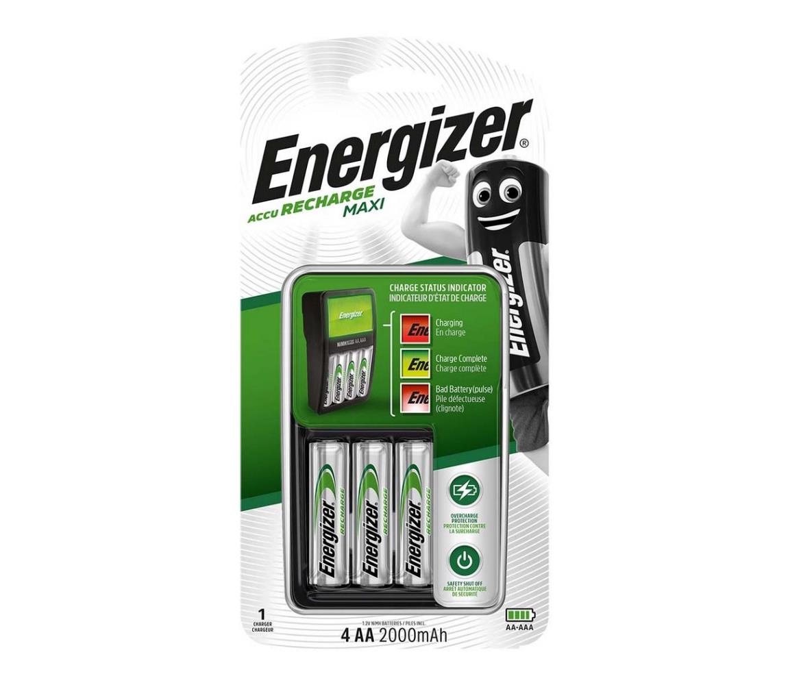 Energizer Energizer - Nabíječka baterií NiMH 6W/4xAA/AAA 2000mAh 230V NE0477